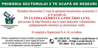 Primăria Sectorului 2 te scapă de deșeuri